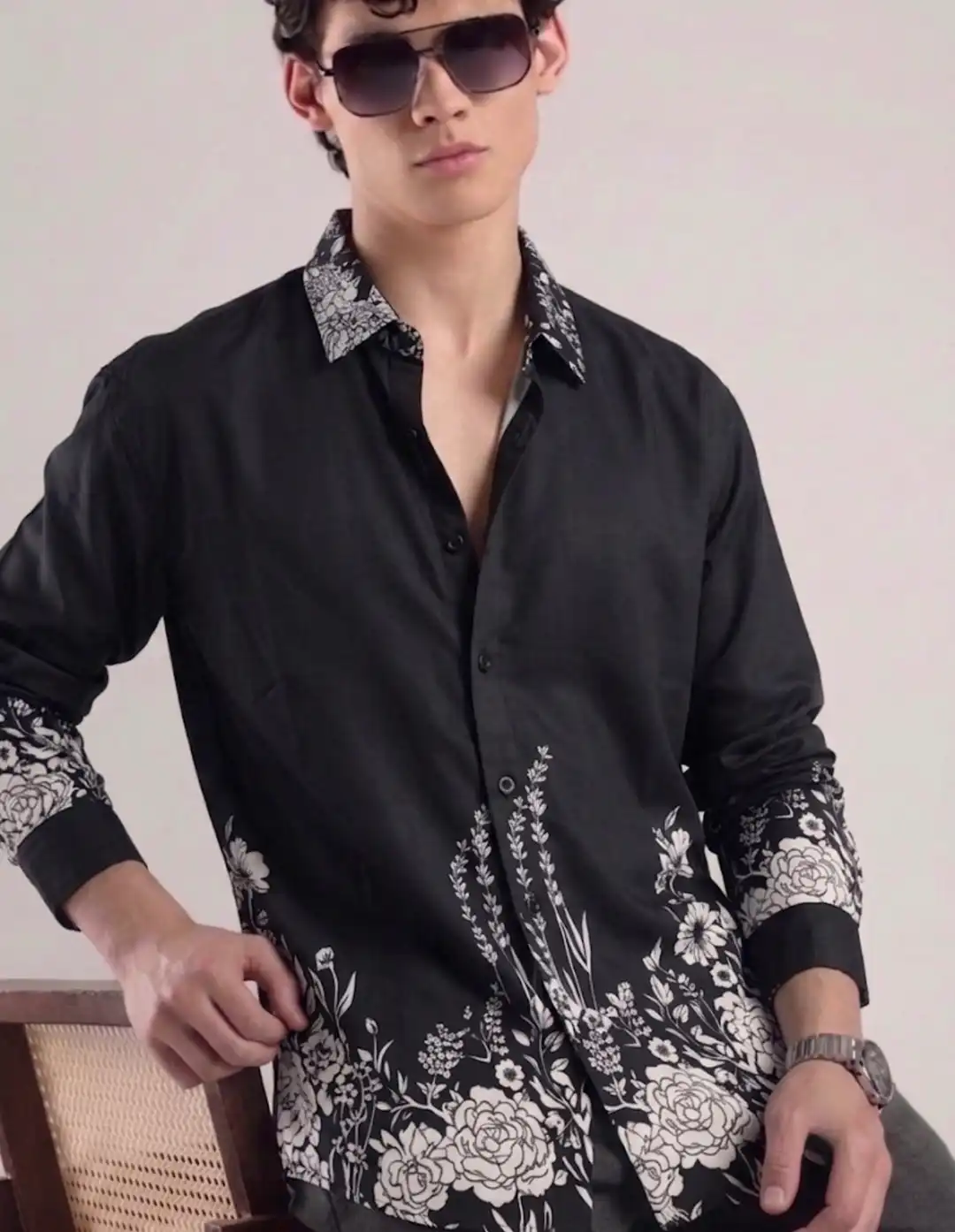 VISCOSE PRINTED SHIRT