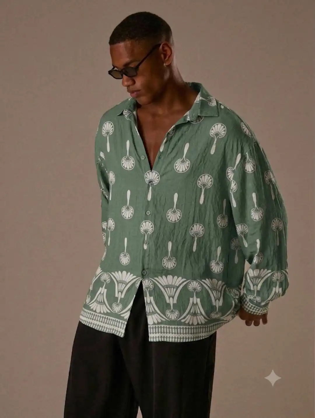 BOTTOM PRINTED SHIRT 
