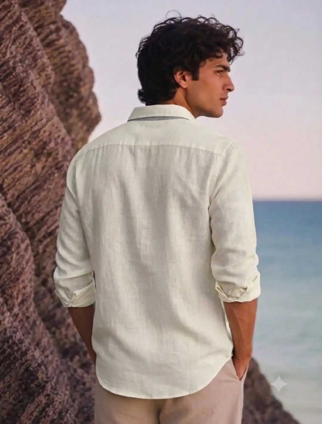 BLENDED LINEN SHIRT
