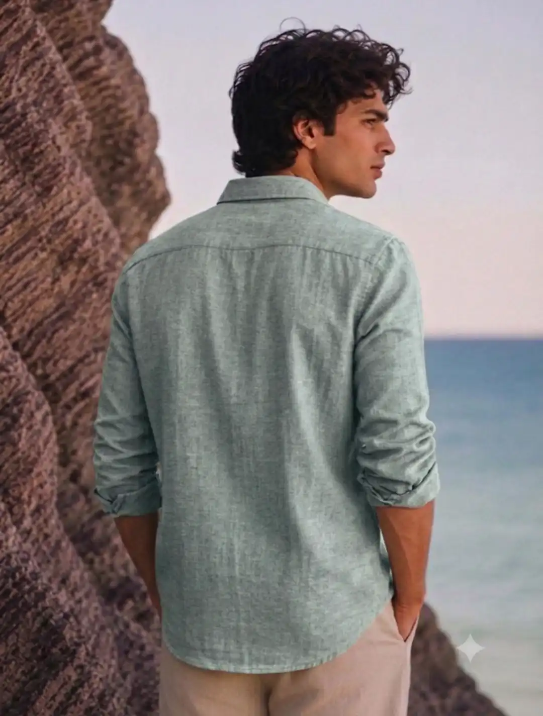 BLENDED LINEN SHIRT