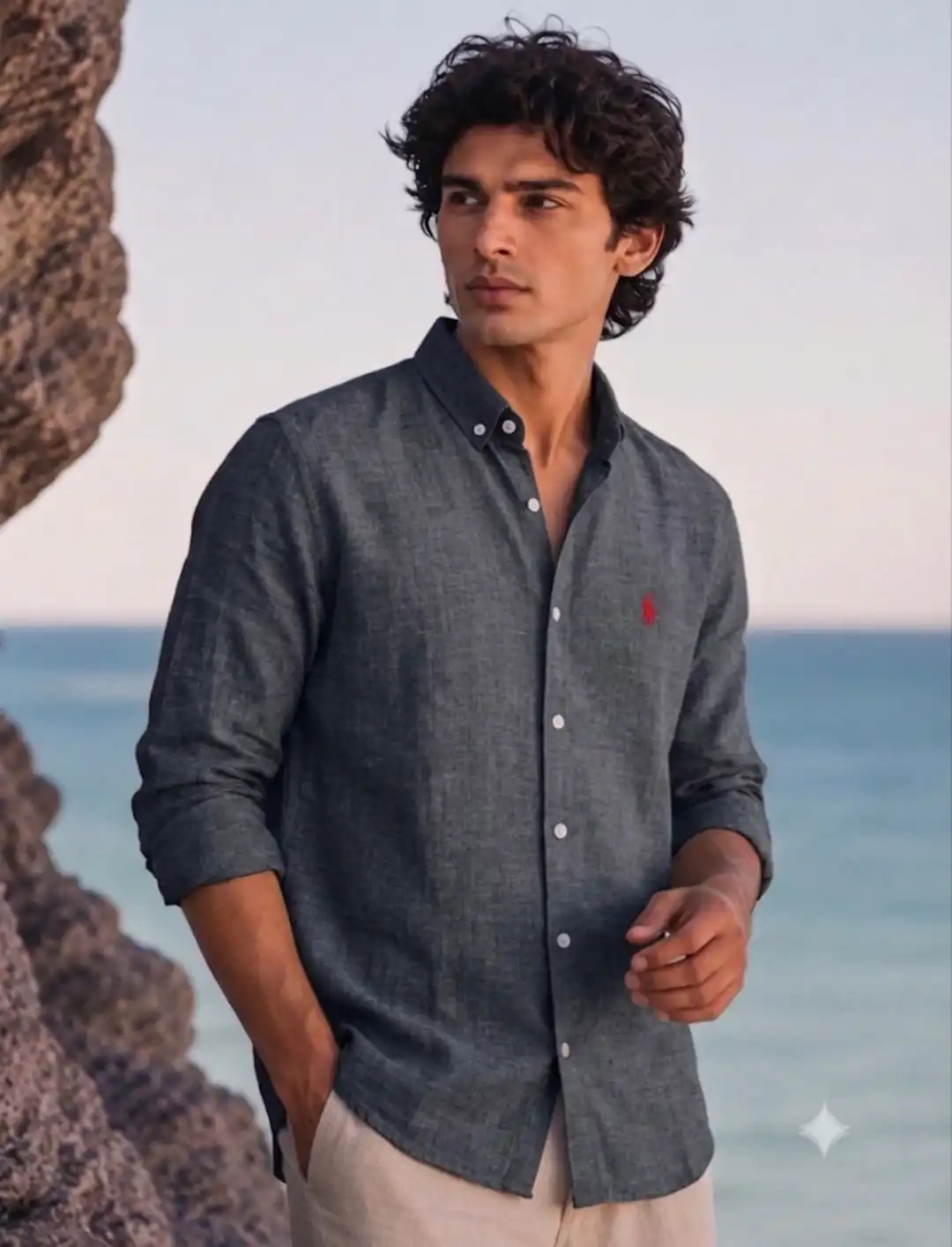 BLENDED LINEN SHIRT
