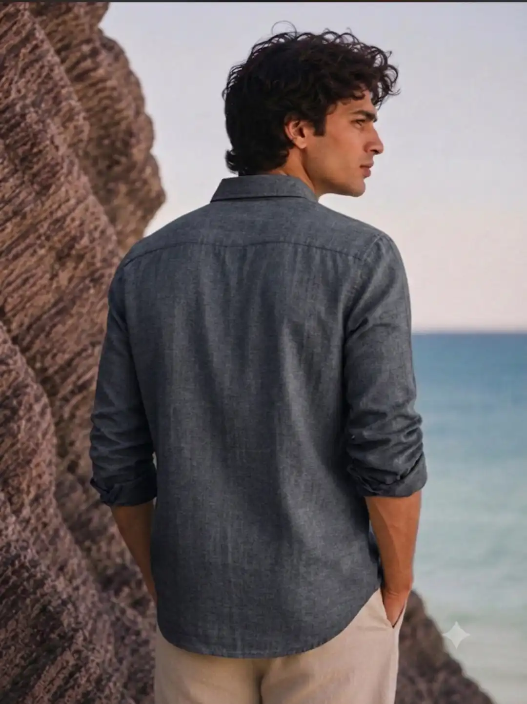 BLENDED LINEN SHIRT
