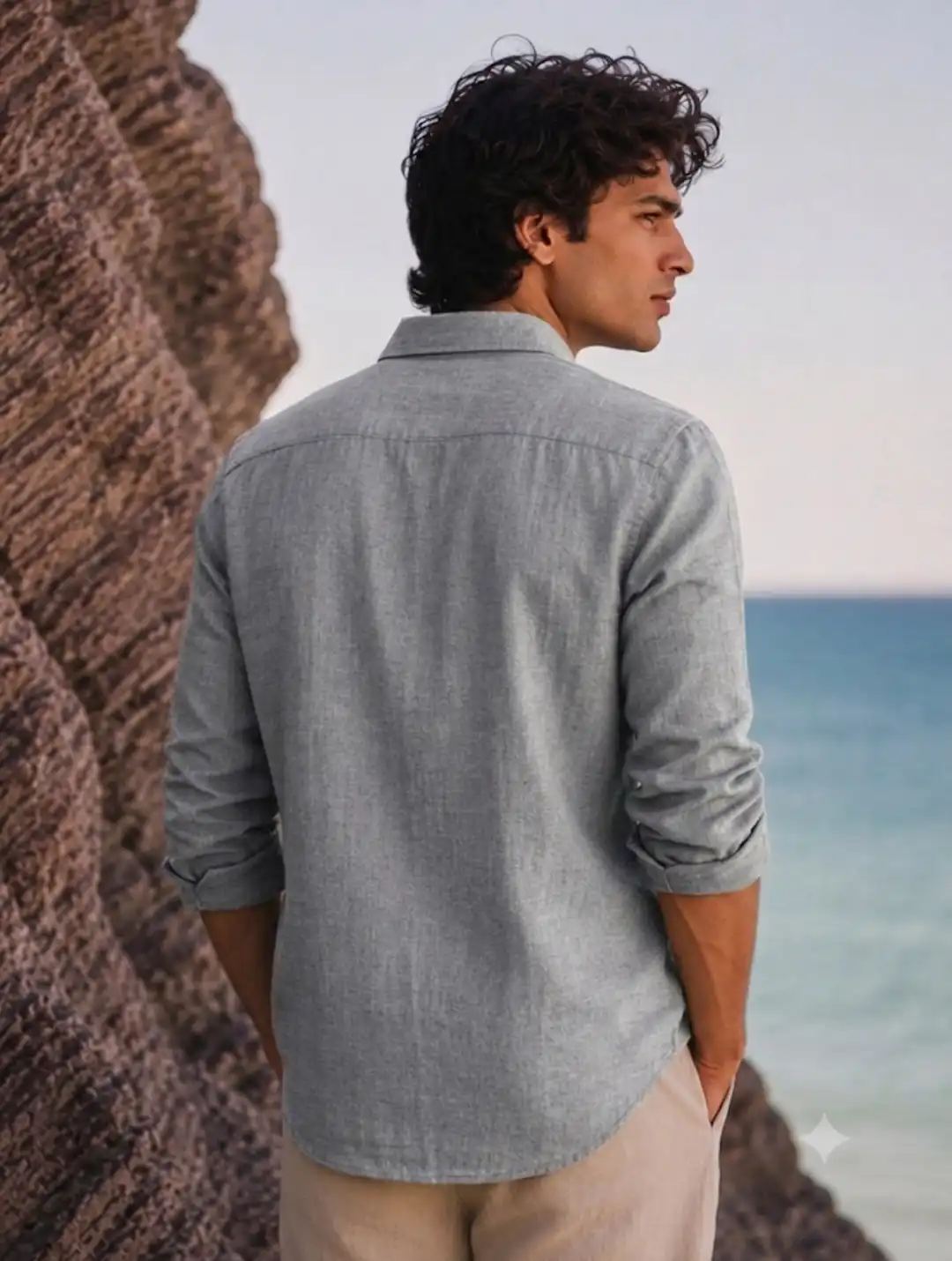 BLENDED LINEN SHIRT