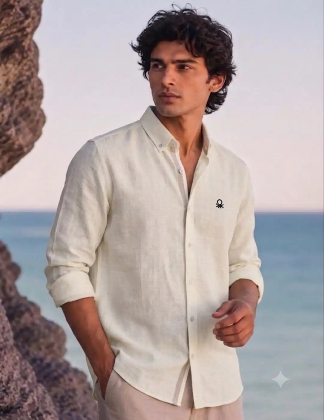 BLENDED LINEN SHIRT