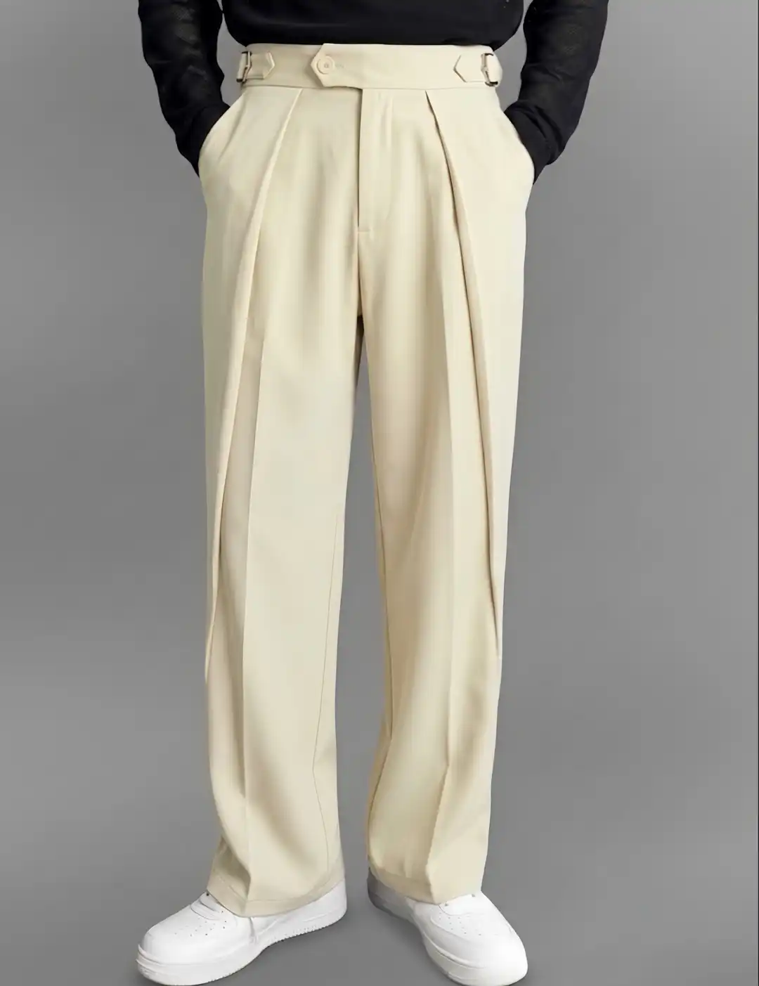 PLEATED KOREAN BAGGY PANT