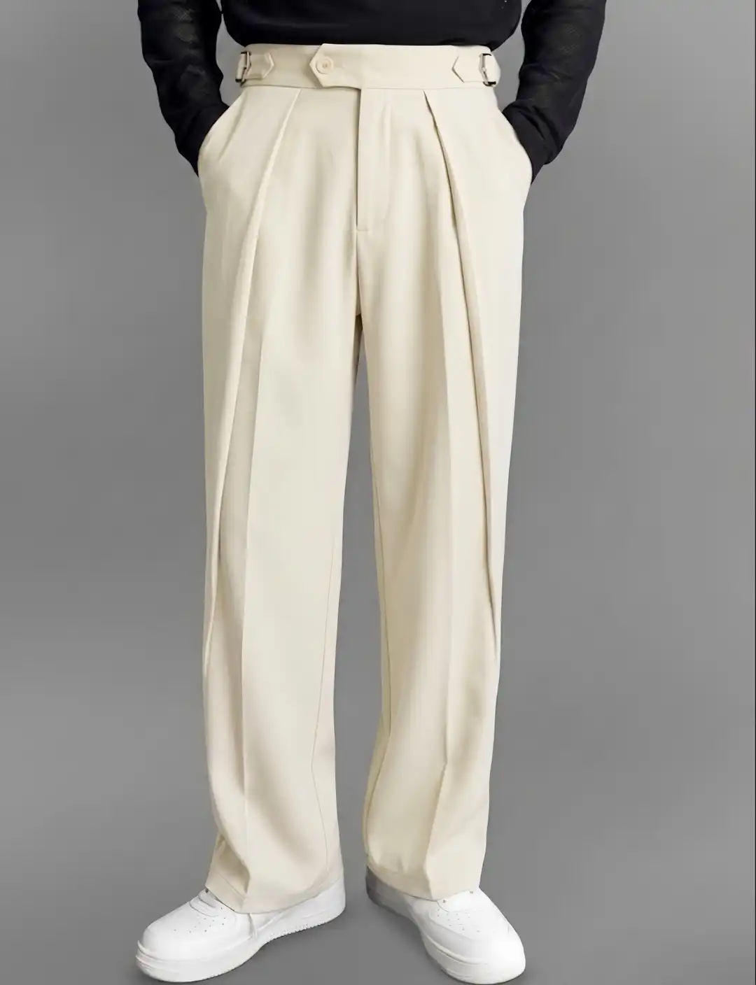 PLEATED KOREAN BAGGY PANT