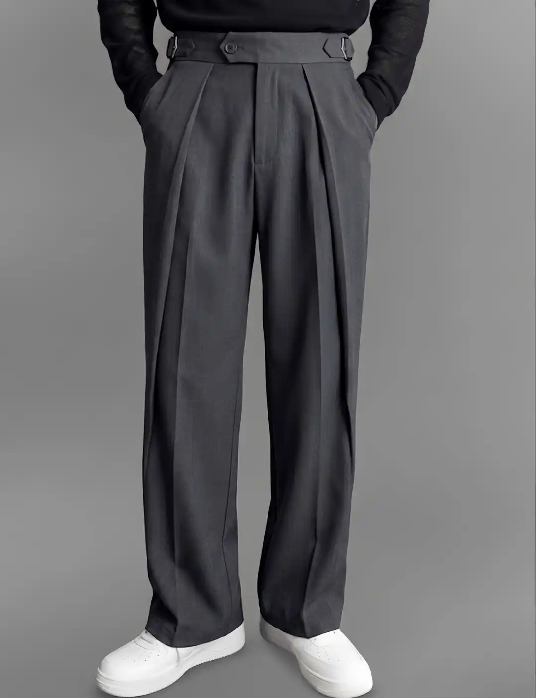 PLEATED KOREAN BAGGY PANT