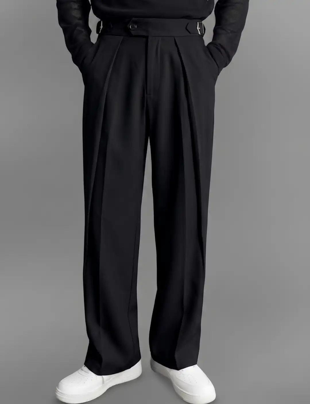 PLEATED KOREAN BAGGY PANT