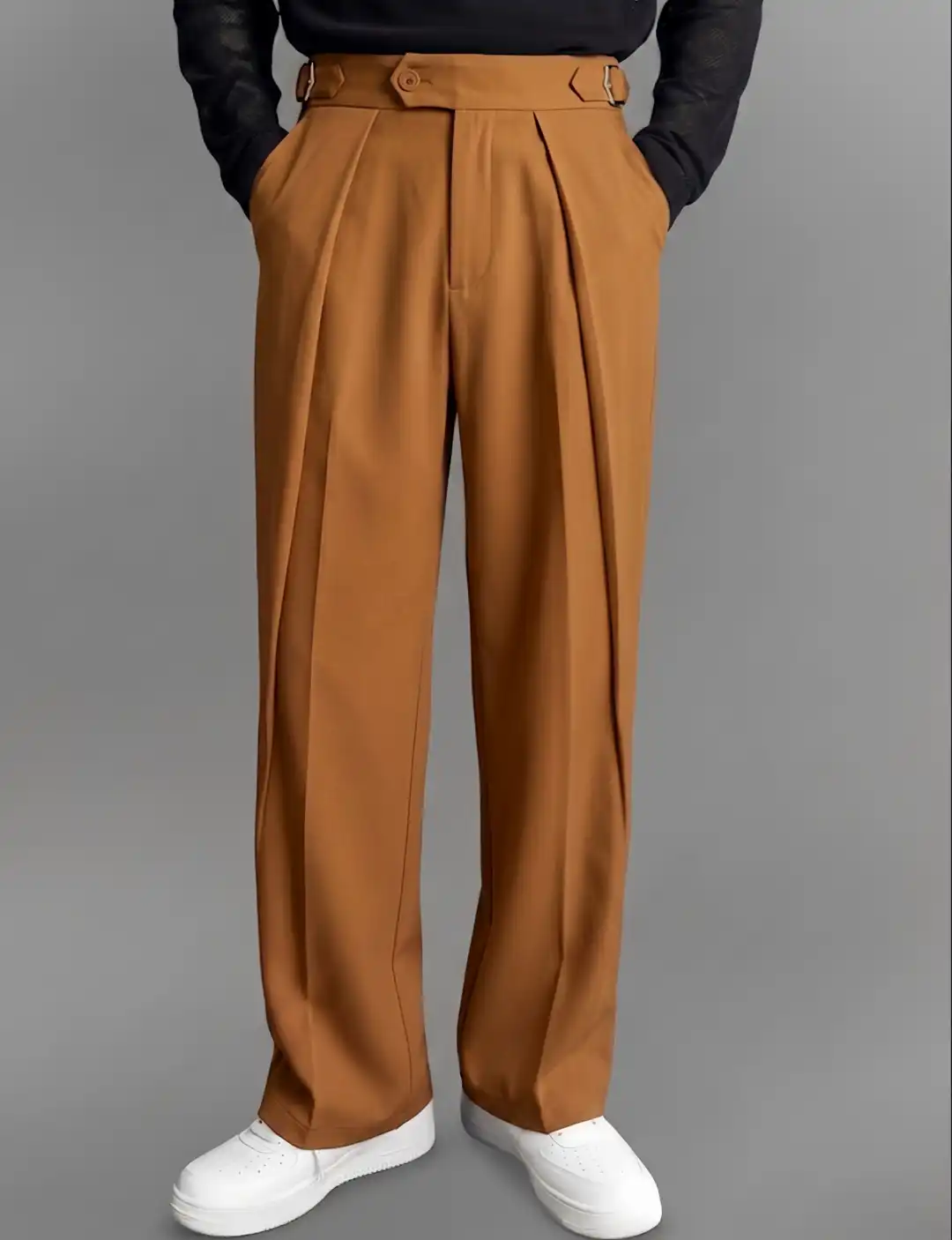 PLEATED KOREAN BAGGY PANT