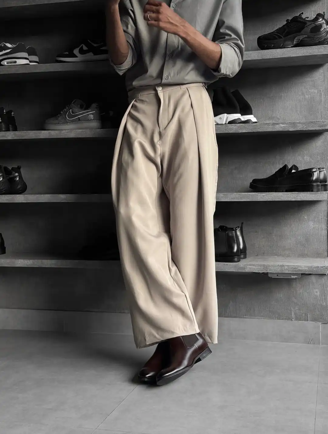 PLEATED KOREAN PANT