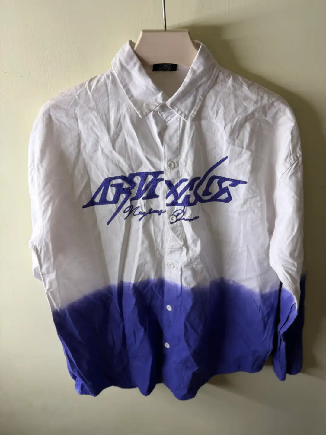 Acid wash shirt