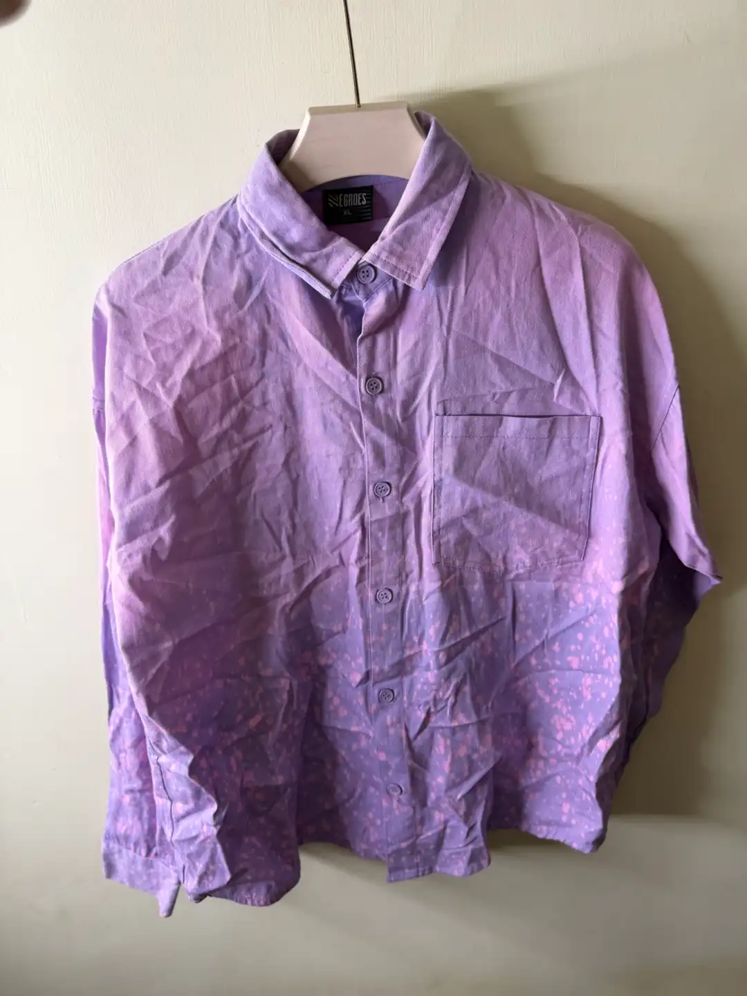 Acid wash shirt
